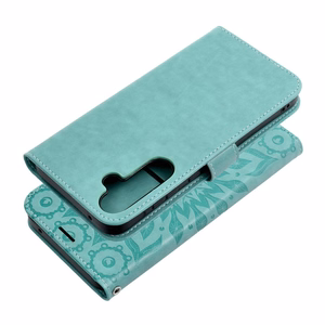 Flip case for Samsung A35 5G Mezzo Book mandala green