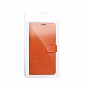 MEZZO Book Dėklas SAMSUNG S26 katės rudas