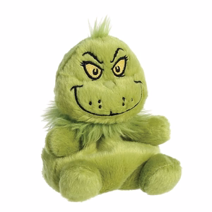 Grinch Palm Pals sėdintis pliušinis žaislas, 13 cm