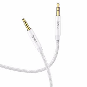 Laidas AUX Jack 3,5 mm į Jack 3,5 mm Hoco 1 m UPA19 sidabrinis