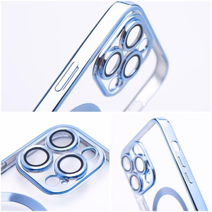 Dėklas Samsung A27 Electro Mag Cover suderinamas su MagSafe mėlynas