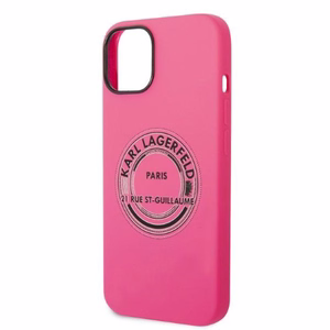 Karl Lagerfeld KLHCP14MSRSGRCF iPhone 14 Plus 6.7 "hardcase pink / pink Silicone RSG