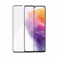 PanzerGlass E2E Regular apsauginis stiklas Samsung Galaxy A73 - su juodu rėmeliu