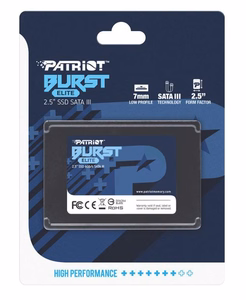 Patriot Memory BURST Elite 2.5" 120 GB Serial ATA III SSD diskas