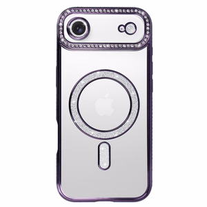 Dėklas telefonui (m) Bling Magsafe Case for Iphone 17 Air - violetinis