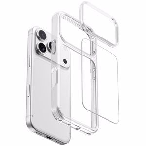 AmazingThing Minimal atsparus smūgiams dėklas 3 objektyvams, skirtas iPhone 18 Pro Max – spalva: skaidri