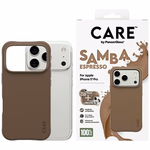 CARE by PanzerGlass Stilingas Samba Magnetinis dėklas telefonui iPhone 17 Pro - rudas