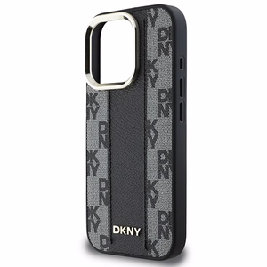 DKNY Languotas raštas magnetinis iPhone 16 Pro Max dėklas - juodas
