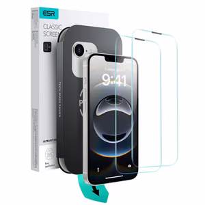 ESR UltraFit grūdintas stiklas 2 rinkinys dėklas iPhone 13 / 13 Pro / 14 / 16e