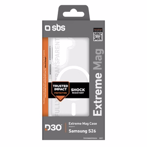 SBS Extreme D30 Dėklas for Samsung Galaxy S26 suderinamas su MagSafe - skaidrus