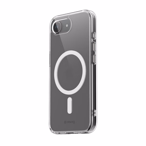 Crong Clear MAG Cover MagSafe dėklas, skirtas iPhone 17e / 16e, skaidrus