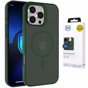 3mk Smoke MagCase for iPhone 16 Pro Max - žalias-Translucent