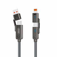 XO cabel NB275 4w1 USB-C - Lightning + USB - USB-C 60W 1,0 m ilgio