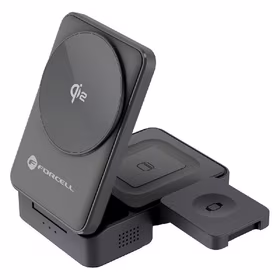 Belaidis įkroviklis Forcell 3in1 (F-05) (MagSafe) (Phone; Pods; Watch) 15W