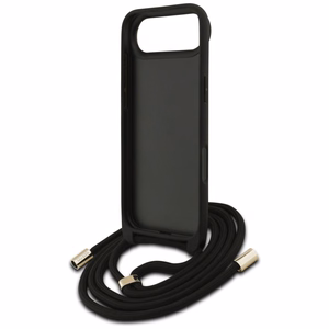Guess 4G Big Logo Cord Stap per petį dėklas telefonui iPhone 17 Air - rudas