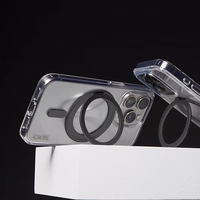 CARE by PanzerGlass Funkcinis dėklas telefonui su stovu iPhone 16 6.1" juodas/juodas Magnetinis 1321