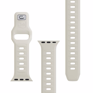 38/40/41/42 mm Nude (small) - 3mk Silicone Watch Strap for Apple