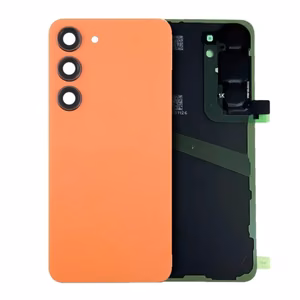 Galinis dangtelis suderinamas su Samsung S921 S24 / Sandstone Orange / (su kameros lęšiu) OEM