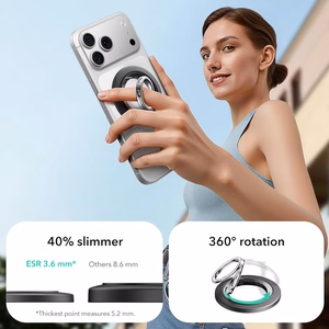 ESR Magnetic HaloLock MagSafe telefono laikiklis - Juodas