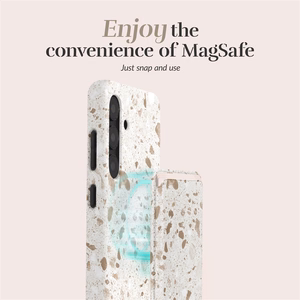 MIO Soft Terrazzo Magsafe Dėklas su kortelių laikikliu