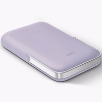 Magnetinė išorinė baterija Uniq Hoveo 5000mAh USB-C 20W PD (violetinė)