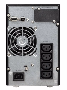 Eaton 9E nepertraukiamo maitinimo šaltinis (UPS) Dviguba konversija (Online) 1 kVA 800 W 4 AC lizdai