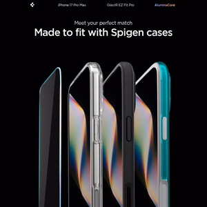 Spigen Glas.TR EZ Fit Pro grūdintas stiklas iPhone 16 Pro Max / 17 Pro Max - skaidrus
