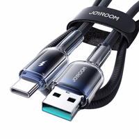 Joyroom USB-A - USB-C kabelis S-A42 3A 1.2m juodas