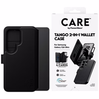 CARE by PanzerGlass Tango 2in1 Wallet Case for Samsung Galaxy S26 Ultra - Black