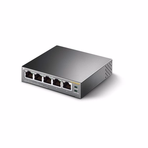 TP-Link 5 priev. gigabitų stalinis PoE komutatorius su 4 priev. PoE