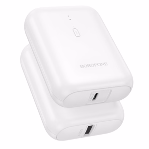 Borofone Išorinė baterija 5000mAh BJ81 Stabilumas - USB - balta