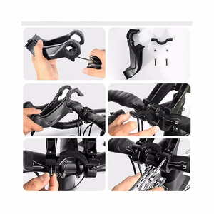 WILDMAN дорожная сумка для руля велосипеда с молнией WILDMAN GS9 3L черная