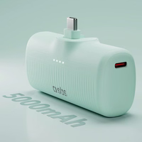 SBS EcoPower 5000 mAh 10W išorinė baterija su įmontuotu USB-C prievadu - žalia