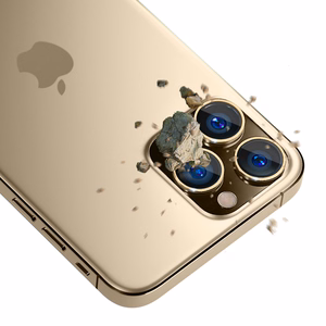 iPhone 14 Pro Max / 14 Pro 9H kameros stiklas 3mk objektyvo apsaugai Pro serijos objektyvas - auksinis