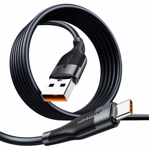 USB laidas Joyroom S-1060M12 juodas Type-C 100cm (iki 6A)