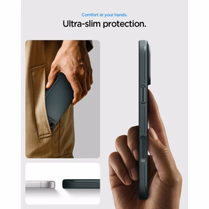 Spigen Thin Fit MagSafe dėklas iPhone 18 Pro Max / 17 Pro Max, žalias