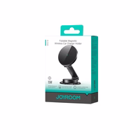 Belaidis automobilinis įkroviklis-laikiklis Joyroom (JR-ZS408) (MagSafe 15W) tvirtinamas ant konsolės/lango juodas