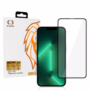 Закалённое стекло Tel Protect 10X HD Titanium для iPhone 13/13 Pro/16E/17E