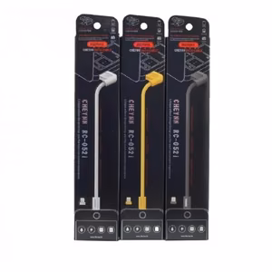 USB Laidas Remax Cheynn RC-052i juodas Lightning 100cm