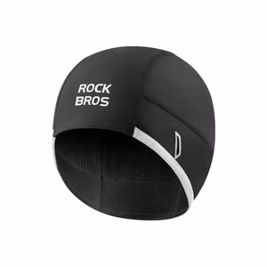 Rockbros M016 зимняя ветрозащитная велошапка, размер 54-61 см - черный