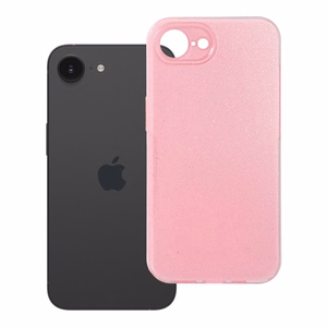 Skaidrus dėklas 2 mm BLINK iPhone 16e (SE 4 2025) rožinis