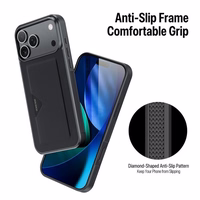 Dėklas Dux Ducis "Pocard" Apple iPhone 17 Pro Max juodas