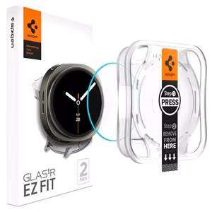 Spigen Glas.TR ”Ez-Fit” grūdintas stiklas Samsung Galaxy Watch 8 44mm - skaidrus