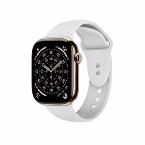 Crong Liquid Apple Watch dirželis, 44/45/46/49 mm, baltas