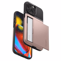 Spigen Slim Armor CS dėklas telefonui iPhone 15 Pro Max - rožinis