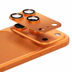 Benks Temperaudonas glass Glass Warrior Metal Integrated Lens Protector (C070) Iphone 17 Pro Max (lens 3 pieces) oranžinis