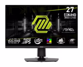 LCD monitorius MSI MAG 272URDF E16 27" žaidimų 4K IPS 3840x2160 160Hz 0.5ms juodas