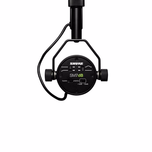 Shure SM7dB - dinaminis vokalinis mikrofonas su įmontuotu stiprintuvu