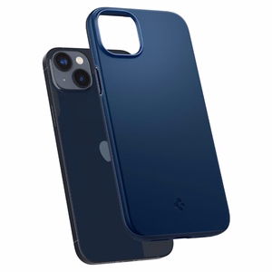 Spigen Thin Fit dėklas telefonui iPhone 14 Plus - mėlyna