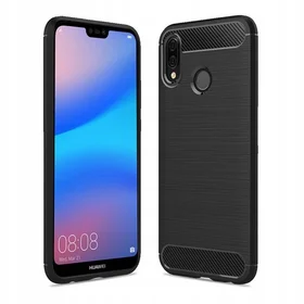 CARBON dėklas telefonui HUAWEI P20 LITE juodas